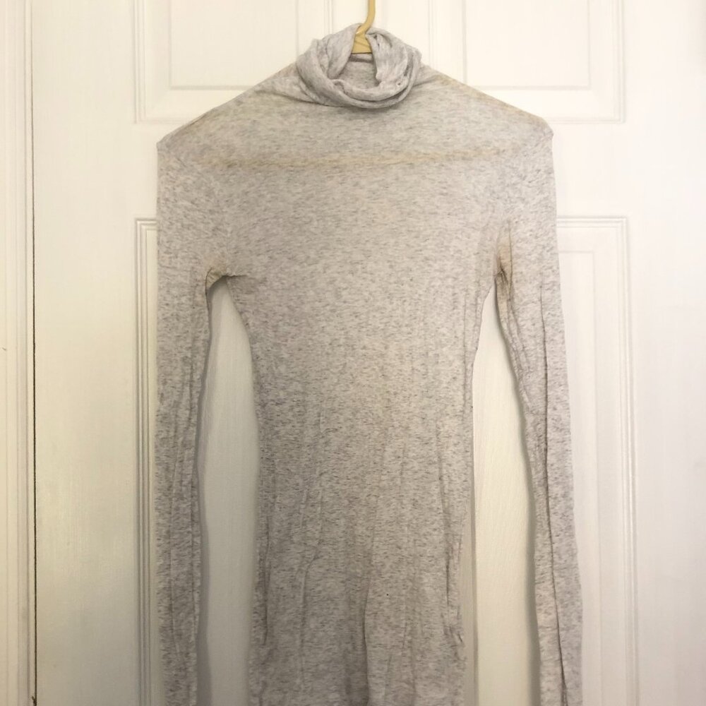 American Vintage Gray Cotton Turtleneck S